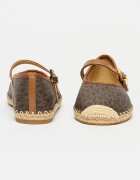 Michael Kors Пантофки Lynn Signature тип Mary Jane с монограм Кафяв