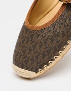 Michael Kors Пантофки Lynn Signature тип Mary Jane с монограм Кафяв