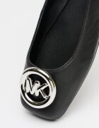 Michael Kors Пантофки Milan с квадратен връх и лого Черен