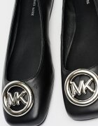 Michael Kors Пантофки Milan с квадратен връх и лого Черен