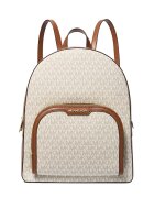 Michael Kors Раница Novara Nova с монограм - Кафяв/Крем