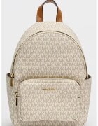 Michael Kors Раница Tanner с монограм - Кафяв/Мръснобял