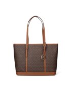 Michael Kors Шопинг чанта Celestia Nova с монограм - Кафяв