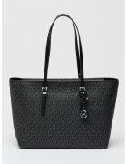Michael Kors Шопинг чанта Quinn от еко кожа - Черен/Tъмносив