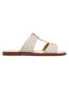 Michael Michael Kors Дамски чехли - 40S6BRFS1B - екологична кожа - бежови