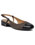 Michael Michael Kors Дамски сандали - екологична кожа - кафяви - Perla Flex Sling Fla