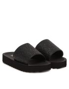 Michael Michael Kors Детски чехли MK01372001 - Черни - Текстил