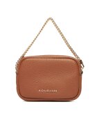 Michael Michael Kors Ключодържател Michael Kors Luggage 230 - естествена кожа - цвят Luggage