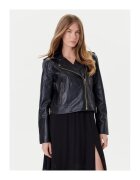 Michael Michael Kors Кожено яке - черно - дамско