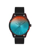 Milano X Change Мъжки часовник MEX3109 - 43 мм - текстилна каишка - черен