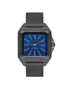 Milano X Change Мъжки часовник MXU10004 - 38x38мм - сива стоманена каишка - сив циферблат - кварцов механизъм