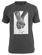 Mister tee Merchcode Тениска с фото принт Въглен сиво