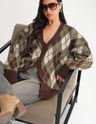 Mixray Жилетка oversize каки плетена Един размер