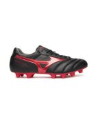 Mizuno Мъжки футболни обувки - еко кожа - черен/червен