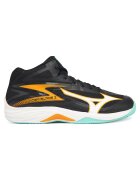 Mizuno Мъжки спортни обувки Thunder Blade Z Mid - Черно/Танжело/Зелено Гета - екологична кожа