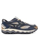 Mizuno Унисекс маратонки Opal Gray/Salute/Odyssey Gray - екологична кожа - за бягане - тъмносин/сив