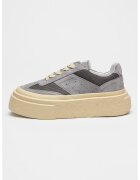 MM6 MAISON MARGIELA Велурени спортни обувки с равна платформа