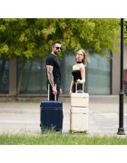 Modeste Чанта за пътен куфар Solier 14". Тъмнобежово