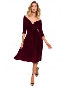 MOE Миди рокля - Памук - Розово