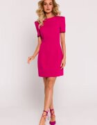 MOE Rochie mini cu maneci decorative Фуксия