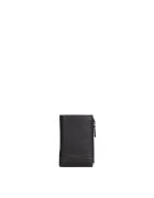 MOMO DESIGN Кожен портфейл Nyxos с капси - Черен