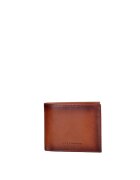 MOMO DESIGN Кожен портфейл с двойно прегъване - Кафяв