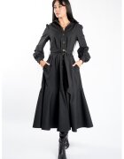 Monarh design Rochie camasa cu cordon si croiala ampla
