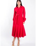 Monarh design Rochie camasa cu cordon si croiala ampla