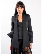 Monarh design Сако с шал и структурирана талия Black