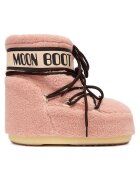 Moon Boot Дамски ботуши J001 - розови - текстил - полар