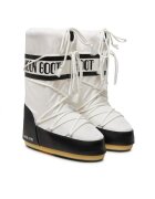 Moon Boot Дамски ботуши - Mb Icon - бели - текстил