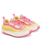 Moon Boot Дамски кецове BJ01 Moon247 Xlace 80D24 - естествена кожа - розов/жълт