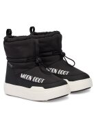 Moon Boot Спортни ботуши за момичета екологична кожа - черно/бяло