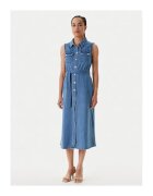 Morgan Рокля -251-RJEAN 993 DENIM STONE - Синя - 100% памук