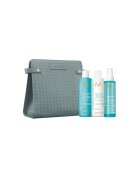 Moroccanoil Комплект Smoothing Anti-Frizz: Шампоан 250 мл + Балсам 250 мл + Спрей Anti-Frizz 160 мл + Чанта