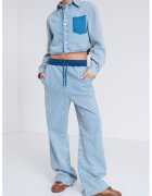 Moschino Jeans Джогър от деним с връзка на талията