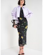 Moschino Jeans Рокля по тялото с десен - Зелен/Черен/Жълт