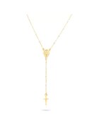 MOSV Детска златна броеница - дължина 40 CM
