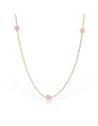 MOSV Lantisor din aur pentru fete - model inimioare - diferite lungimi