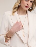 Motivi Сако с 3/4 ръкави и метална игла Слонова кост
