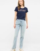 Mustang Дамски дънки - Lee - Breese Bootcut - Bootcut - Висока талия - Дълги - С цип - 5 джоба - Памук - W28-L29 US