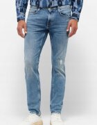 Mustang Мъжки дънки - Oregon Slim - Slim Fit - Ниска талия - Цип - Дълги - 5 джоба - Памук -