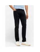 Mustang Мъжки дънки - Oregon Slim - Slim Fit - Ниска талия - Цип - Дълги - 5 джоба - Памук - Еластан - W32-L32 US - Черно