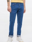 Mustang Мъжки дънки - Oregon Tapered - Slim Fit - Ниска Талия - 5 Джоба - Цип - Дълги - Памук - W34-L32 US