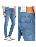 Mustang Мъжки дънки Oregon Tapered Slim Fit Средна талия Дълги 5 джоба Цип Памук W30-L30 US Син
