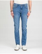 Mustang Мъжки дънки Oregon Tapered Slim Fit Средна талия Дълги 5 джоба Цип Памук W30-L30 US Син