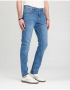 Mustang Мъжки дънки Oregon Tapered Slim Fit Средна талия Дълги 5 джоба Цип Памук W30-L30 US Син