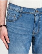 Mustang Мъжки дънки Oregon Tapered Slim Fit Средна талия Дълги 5 джоба Цип Памук W30-L30 US Син