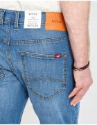 Mustang Мъжки дънки Oregon Tapered Slim Fit Средна талия Дълги 5 джоба Цип Памук W30-L30 US Син