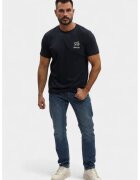 Mustang Мъжки дънки - Style Oregon Slim - Slim Fit - Ниска талия - 5 джоба - Цип - Дълги - Памук -